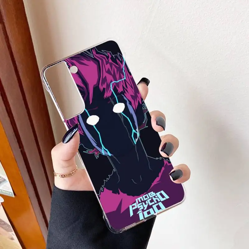 Mob Psycho 100 Phone Case for Samsung S21 A10 for Redmi Note 7 9 for Huawei P30Pro Honor 8X 10i Cover