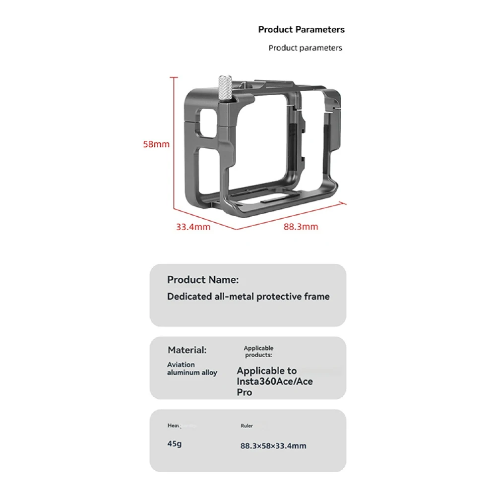 Серебристо-серый универсальный металлический корпус с холодным башмаком для