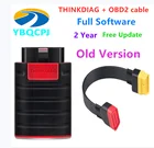 THINKCAR 2-летнее бесплатное программное обеспечение Thinkdiag, старинная версия, полная система OBD2, диагностический инструмент, мощный, чем для AP200 Easydiag