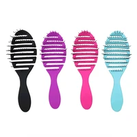 1pcs wet brush comb tool barber hair brush hair styling tools anti tangled anti static head massage hairbrush magic comb