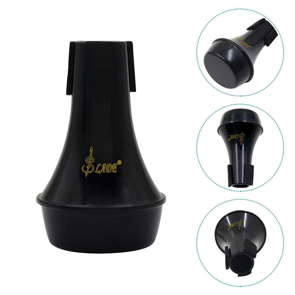 

Trumpet Mute Silencer Practice Straight Abs Accessory Muffler Dampernoise Remove Aluminum Trompette Sound Training Quietly