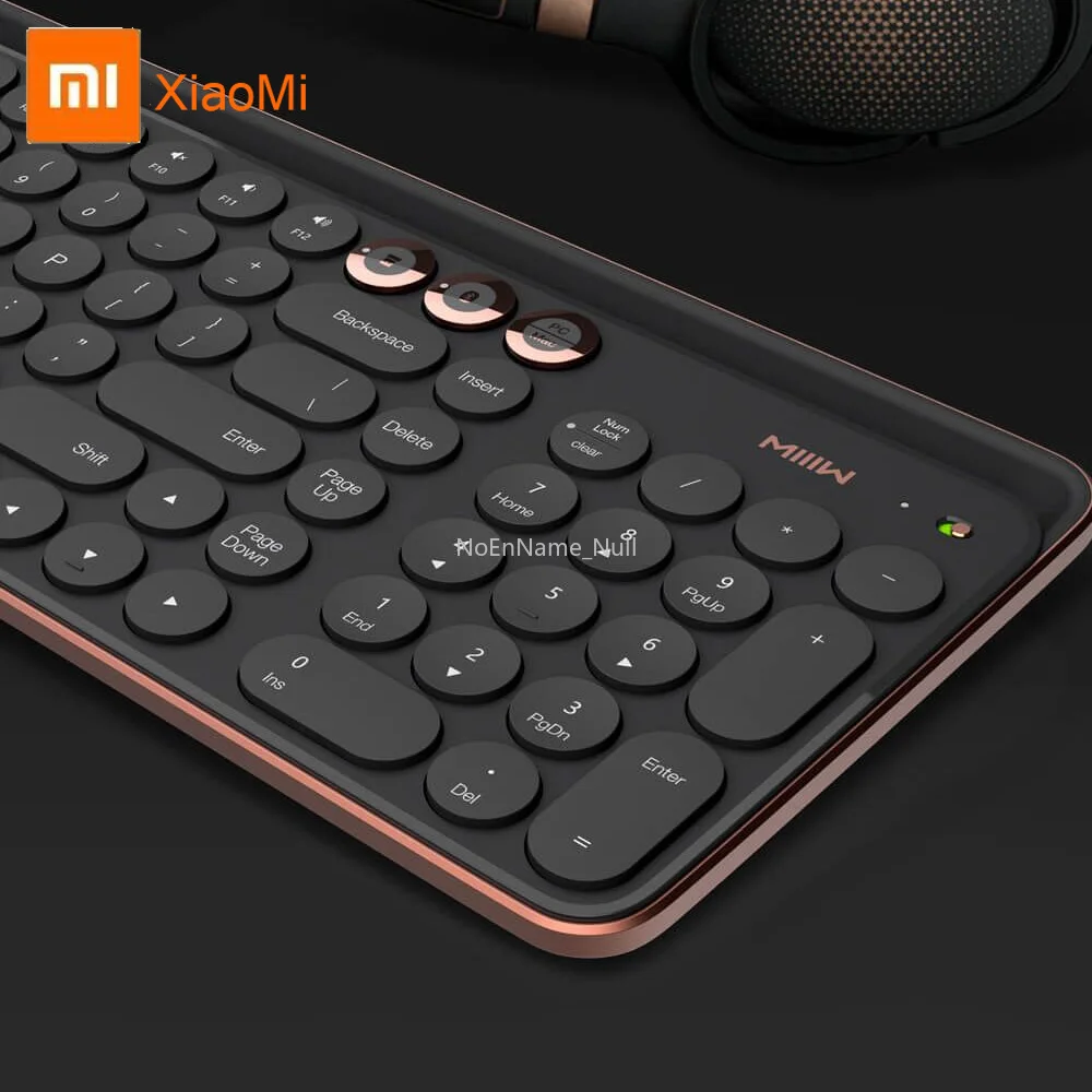 

Miiiw jogo mecânico teclado sem fio bluetooth kit xiaomi preto 102 teclas teclados para jogos computador portátil windows 10