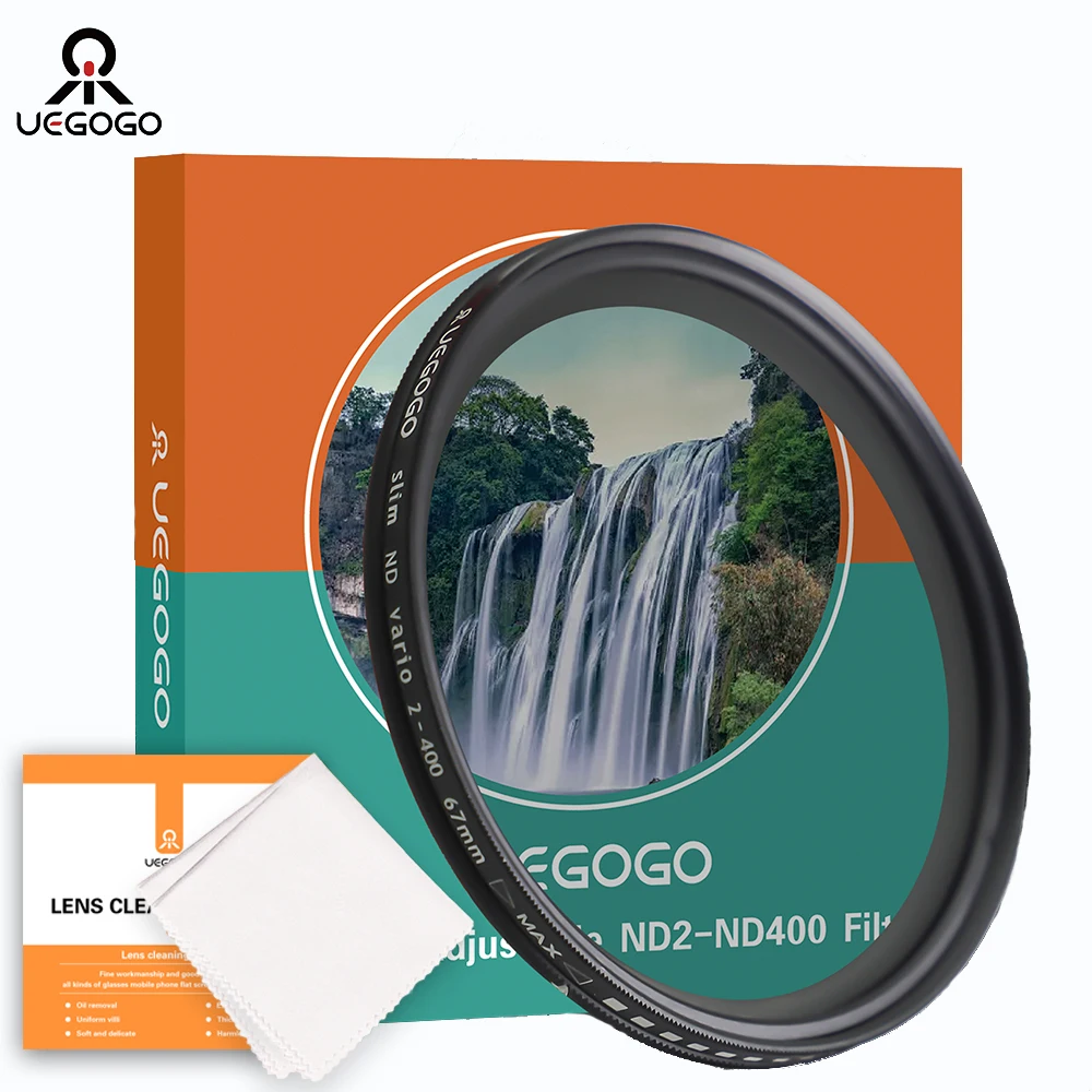 UEGOGO ND2-ND400 ND фильтрующий фейдер регулируемая нейтральная плотность переменная