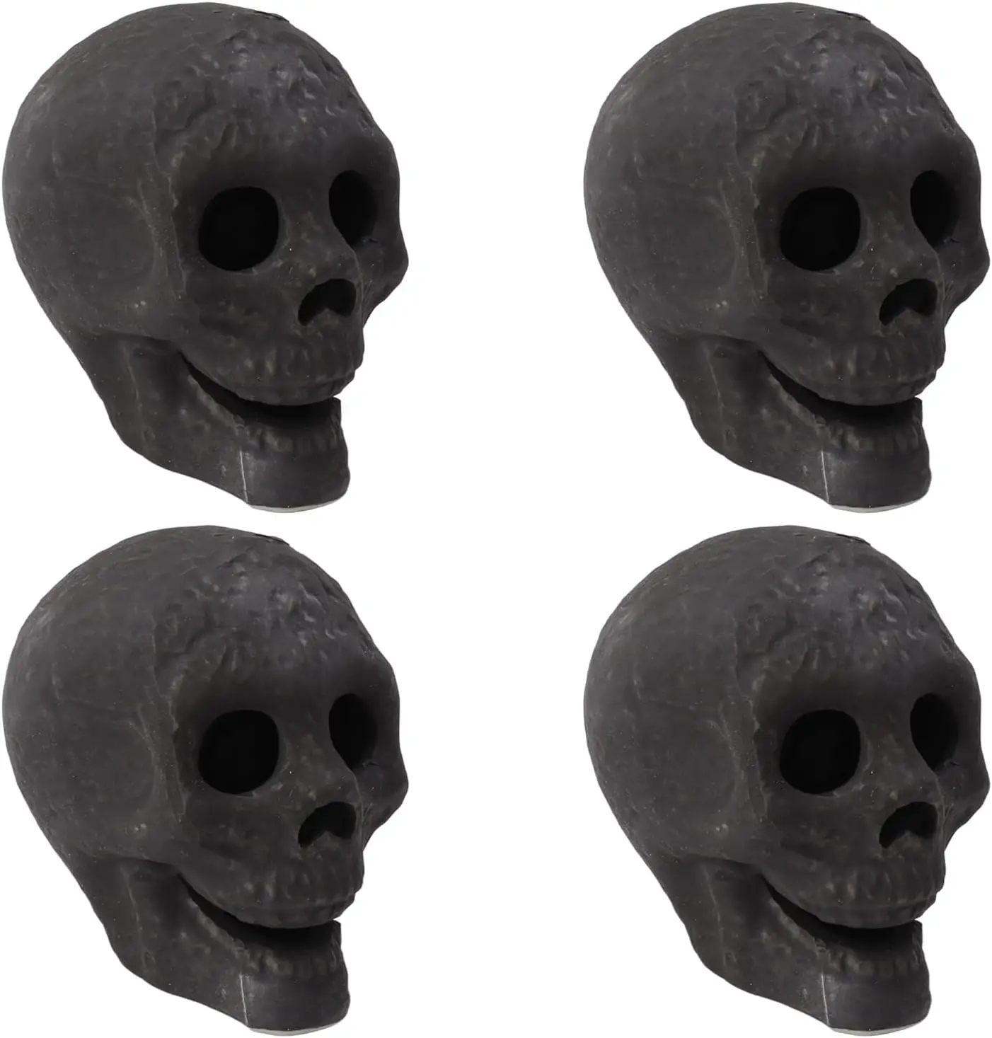 Черепа для пожарной ямы 4 шт. черепа украшения Хэллоуина