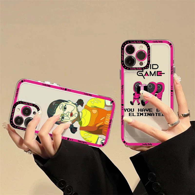 

Squid Game Phone Case for iPhone 11 12 13 Mini Pro Max 14 Pro Max Case shell