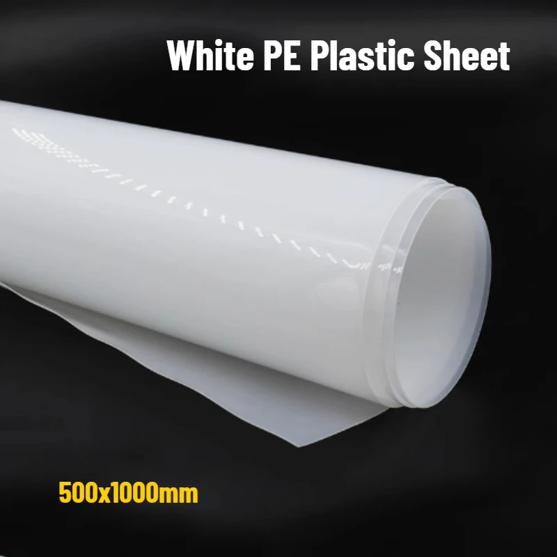 1 шт. 0,3/0,5/0,8/1/1,2/1,5 мм толстая полиэтиленовая пластина HDPE полиэтиленовый лист износостойкий пластиковый лист водонепроницаемый коврик 500x1000 мм