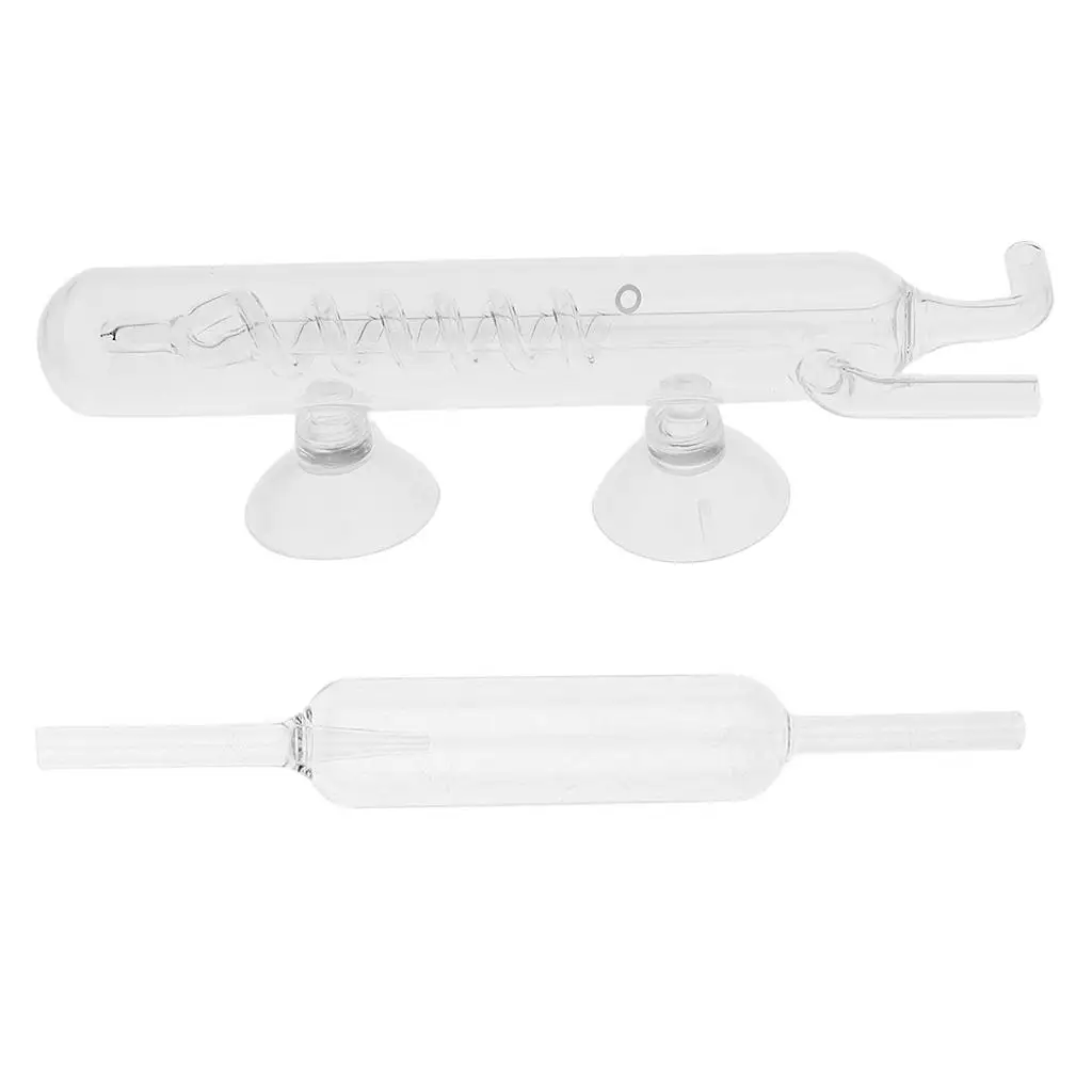 Стекло аквариума для рыб Tank CO2 диффузорный пузырь Counter с присоской