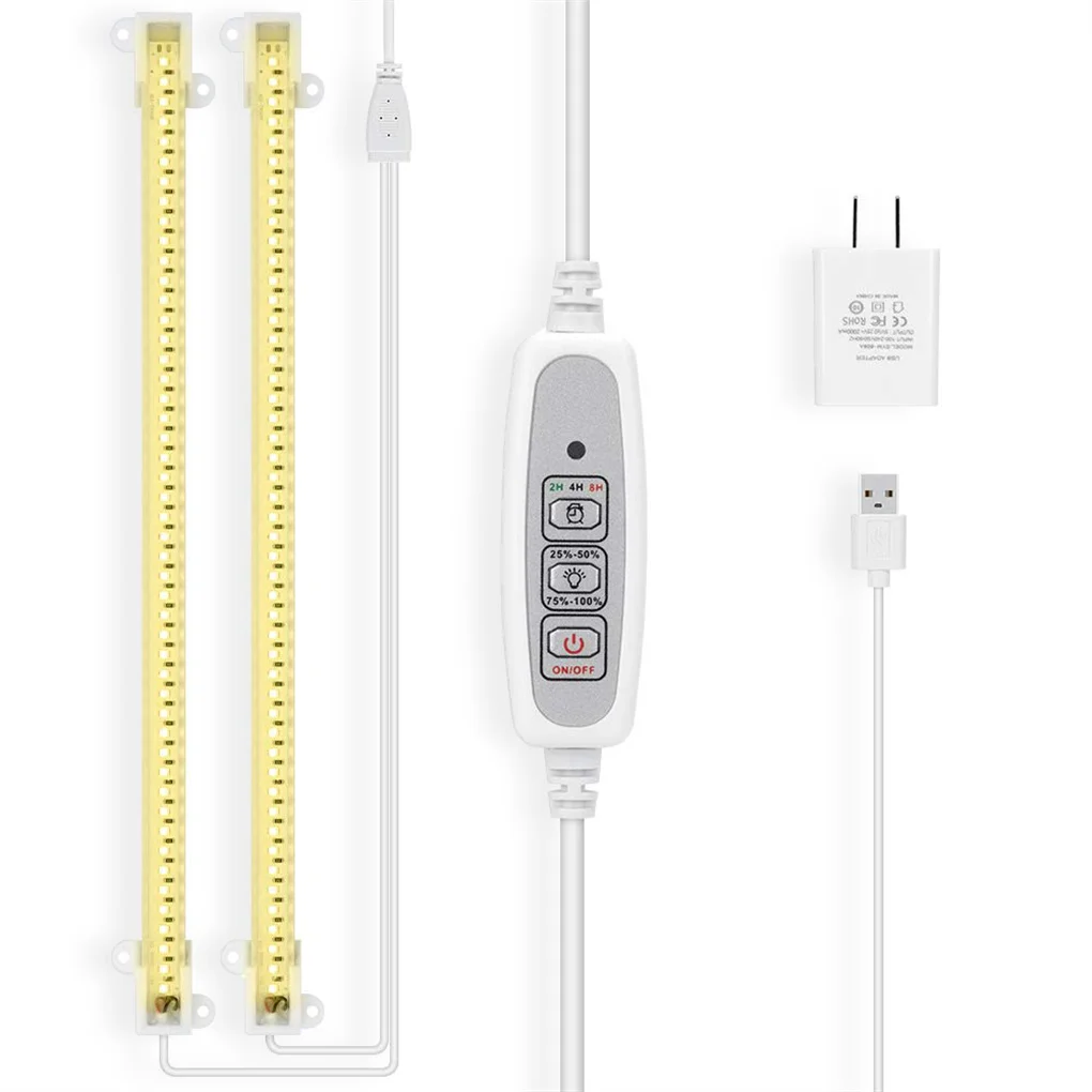 

LED Plants Grow Lights Self-Adhesive Seedling Fruiting Lamp with Timer Function Gardening Greenhouse Indoor EU Plug