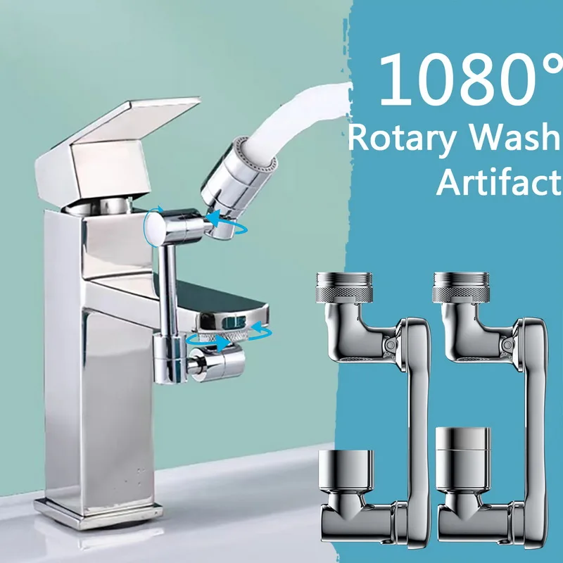 

Universal 1080 Rotatable Extender Faucet Aerator Plastic Faucet Bubbler Nozzle Arm Splash Filter Kitchen Bathroom Accessories