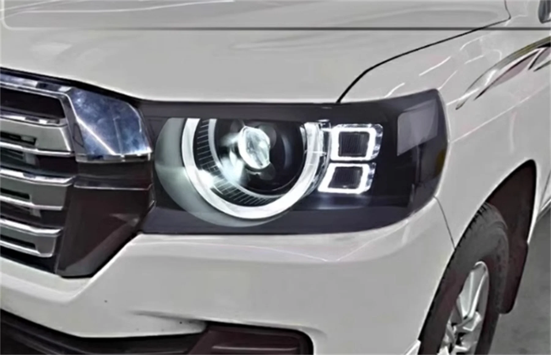 Фара головного света для Toyota Land Cruiser 16-21 дневные ходовые огни сигнал поворота