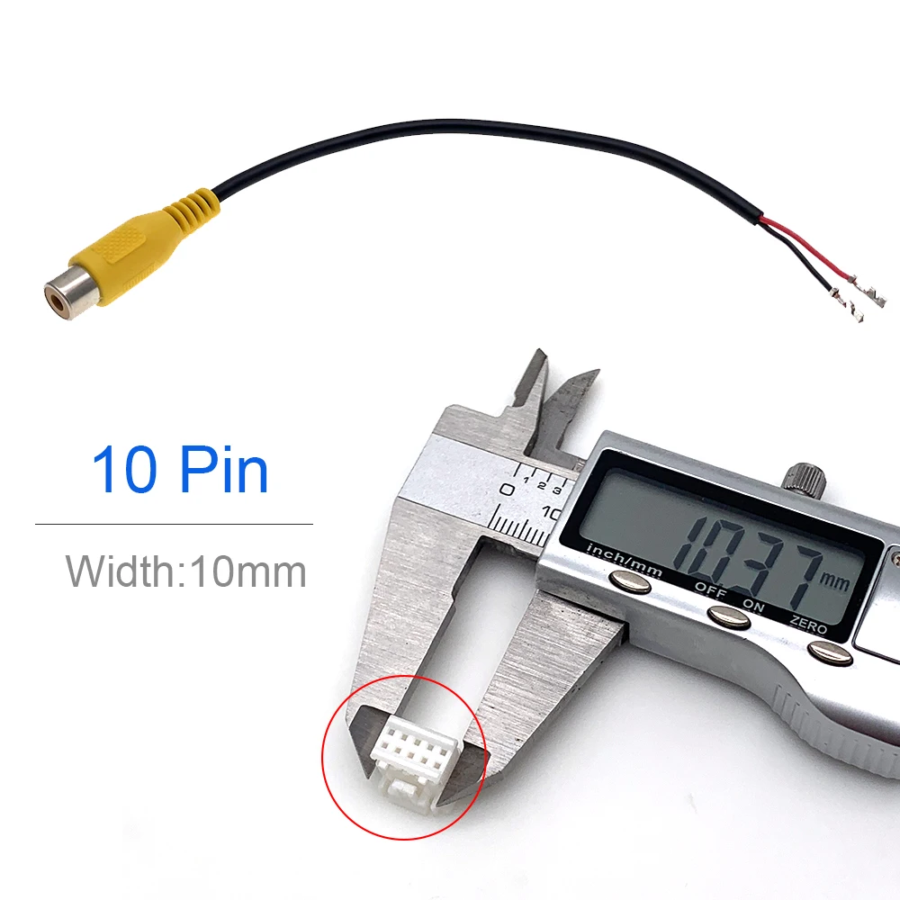 Автомобильный 4 6 8 10 12 Pin DIY Универсальный RCA-кабель для камеры видеовход адаптер