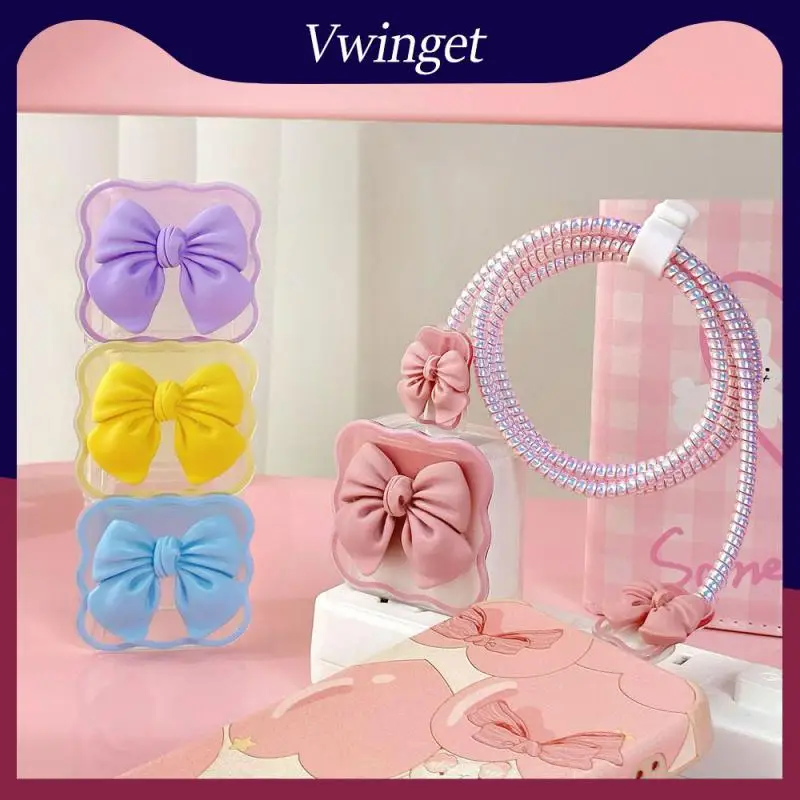 

Pvc Charger Head Shell Wear-resistant Data Cable Head Protector Shell Durable Dirt-resistant Charging Head Protector Creative