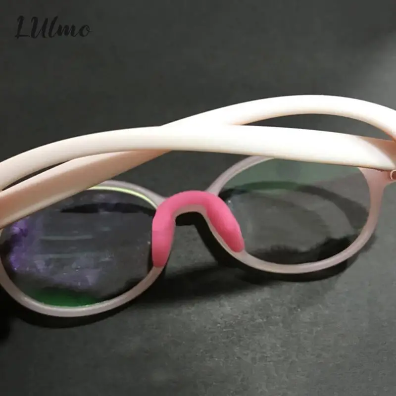 U Shape Anti-Slip Nose Pad Silicone Stick On Pad Eyeglass Sunglasses Eye Glasses Accessories 10 Colors