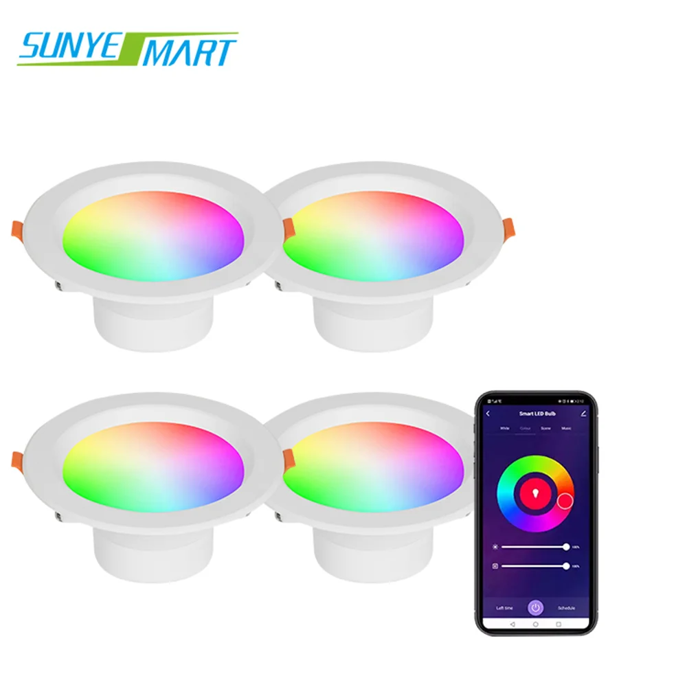 

Intelligent Downlight Long Life Full Color New Voice Control Graffiti Intelligent Automation Module Led Downlight Downlight