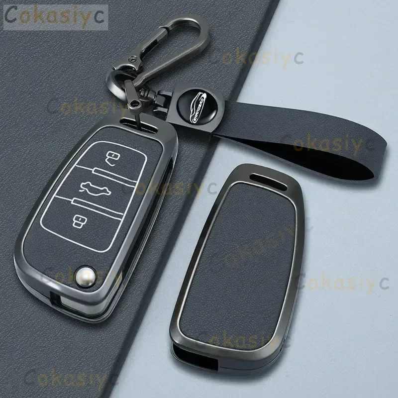 Фото Чехол для автомобильного дистанционного ключа из сплава для JAC T6 T8 V7 T50 JS2 S3 S4 S5 S7 J7 X4 X7 A5 R3 IC5, аксессуары для защиты без ключа №2