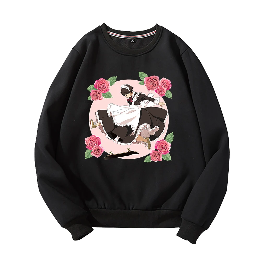 

Back Print Tre Flip Hoodie Print O-Neck Sweatshirt Harajuku Round Collar 3