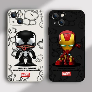Phone Case Avengers venom Spider man For iPhone Case 11 12 13 Pro Max 7 8 Plus XR XR XS Max 6 6s SE 