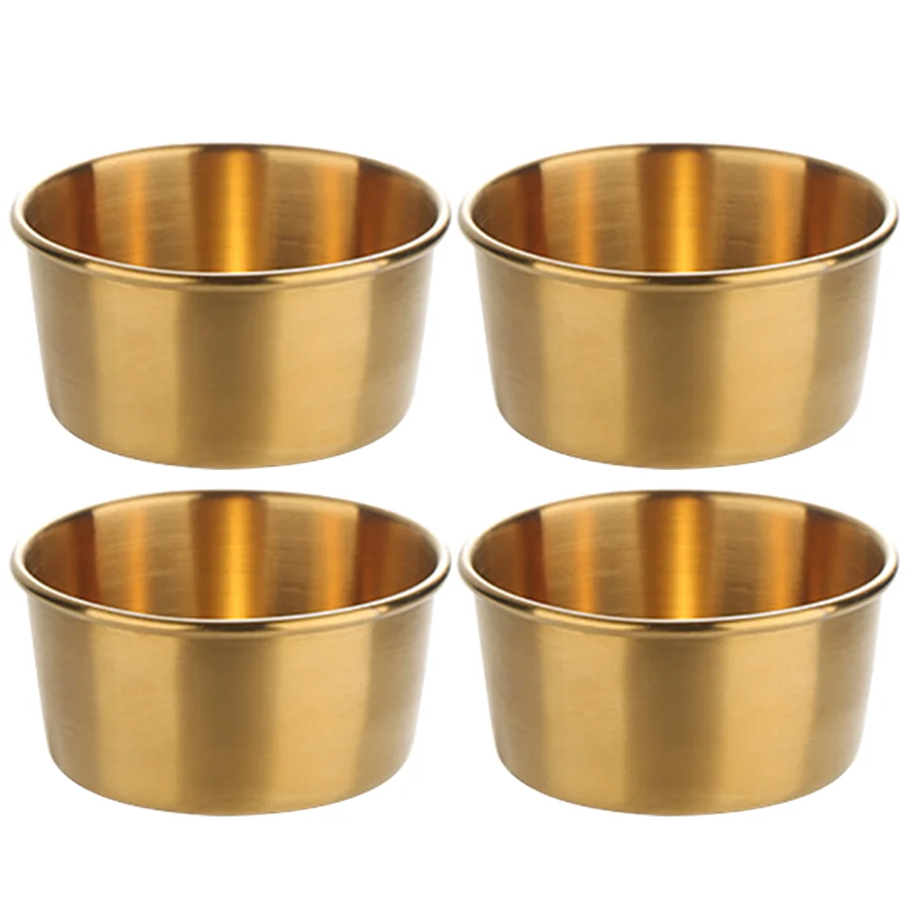 

4 шт., миски для соуса, из нержавеющей стали