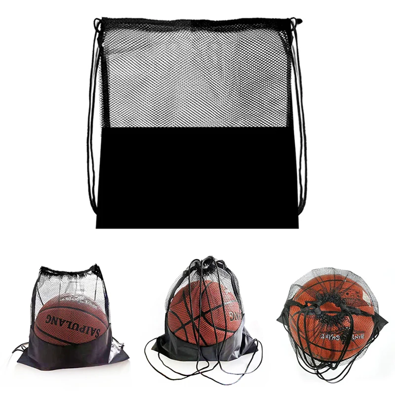 

1Pc Basketball Bags Basketball Mesh Equipment Ball Bag Adjustable Shoulder Strap Design for Coaching Sport Accessories