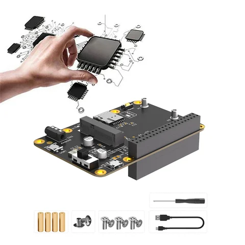 Плата расширения Mini PCI-E WWAN для Raspberry Pi 3G/4G и LTE Base HAT для Samsung ARTIK/Rock64