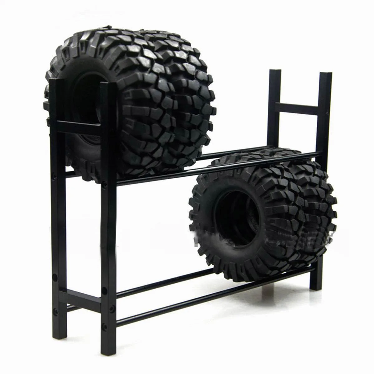 

Aluminum Metal Tyre Shelf Wheel Rack for 1/10 RC Axial SCX 10 Drift Car Tire Wheel Rims