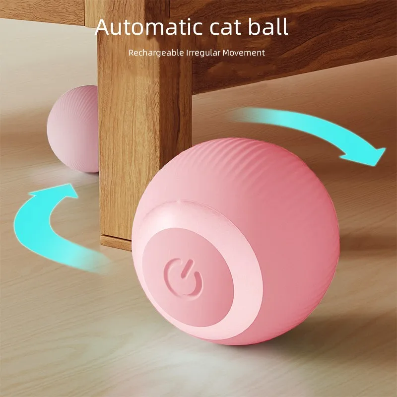 

Gravity Smart Rolling Ball Electric Amusing Cat Ball Cat Toys Interactive For Cats Training Self-moving Kitten Toys Pet