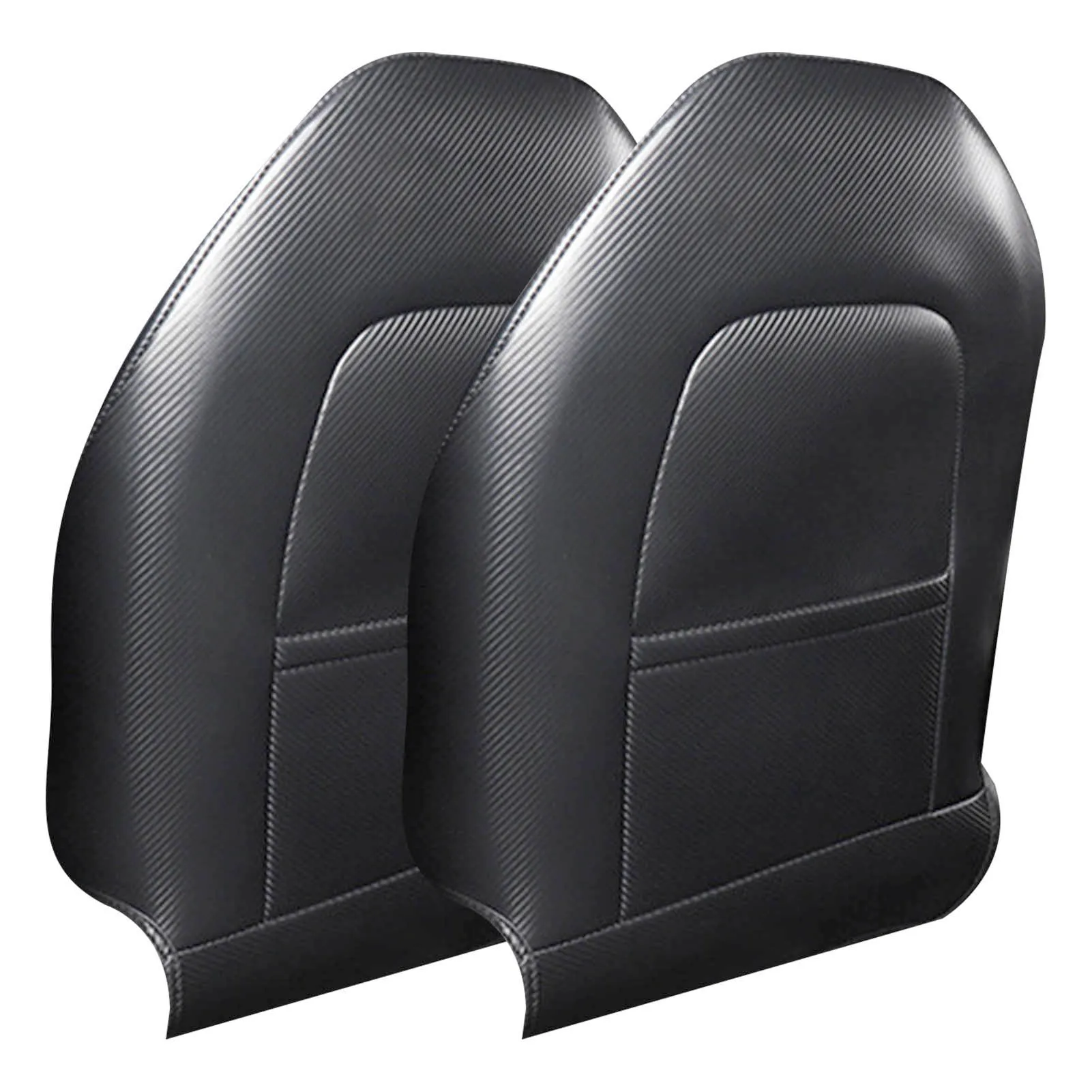 

Anti Kick Pad Car Seat Protector Cover ForTesla Model 3 Y Car Styling Modification Interior Anti Dirty Leather Protector 2pcs