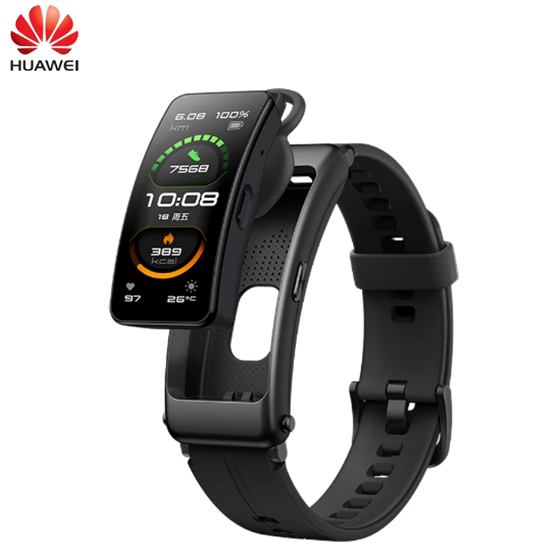 

Оригинальный Смарт-браслет Huawei TalkBand B6, Bluetooth 5,2, экран 1,53 дюйма AMOLED, процессор Kirin A1, наушники для звонков и разговоров