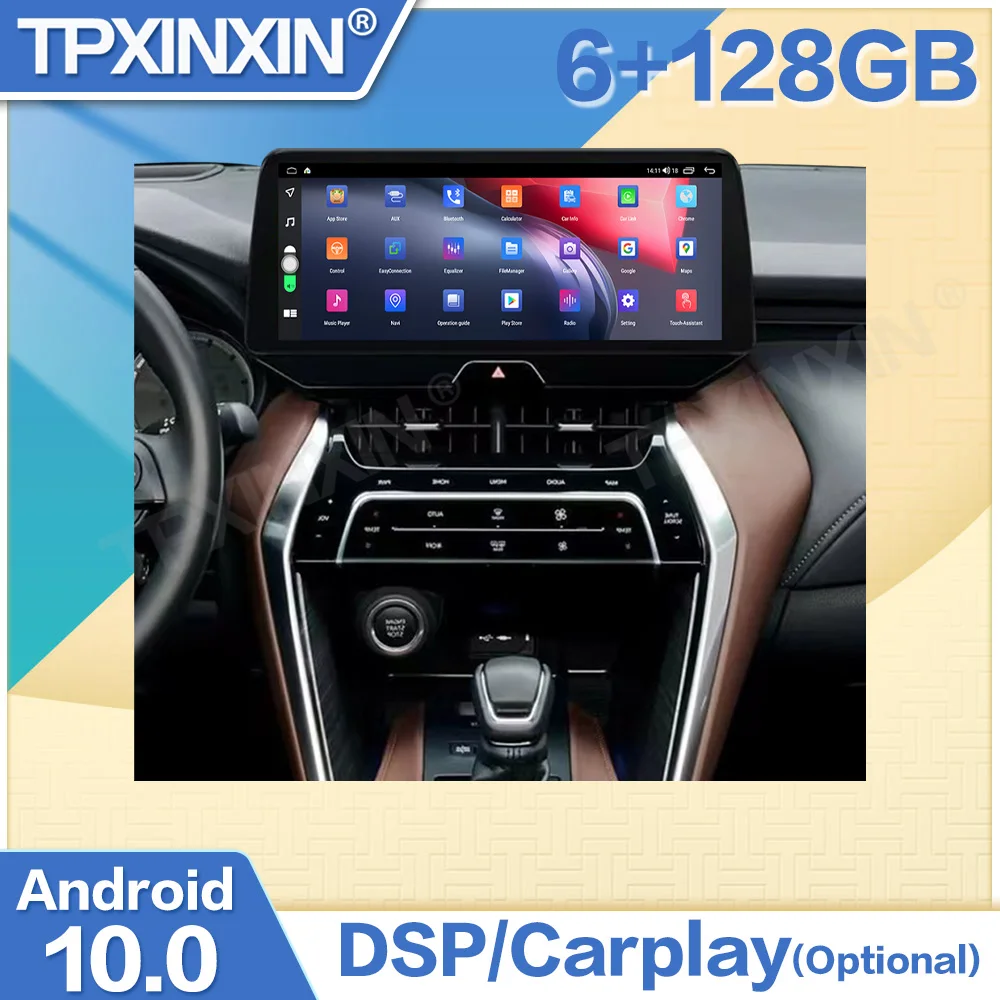 

Автомагнитола для Toyota Harrier XU60 12,3-2020, экран 2022 дюйма, Android 10