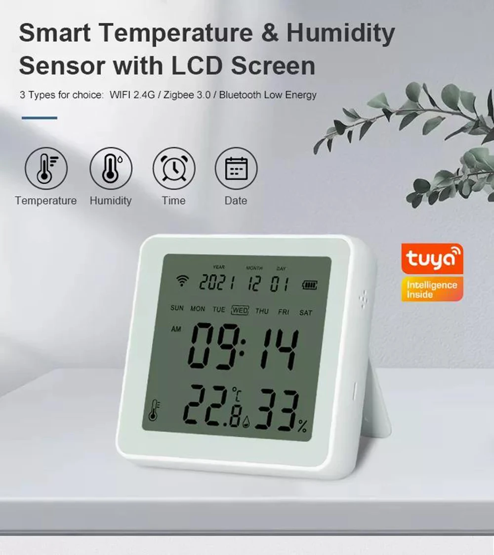 With Lcd Display Smart Life App Alexa Google Home