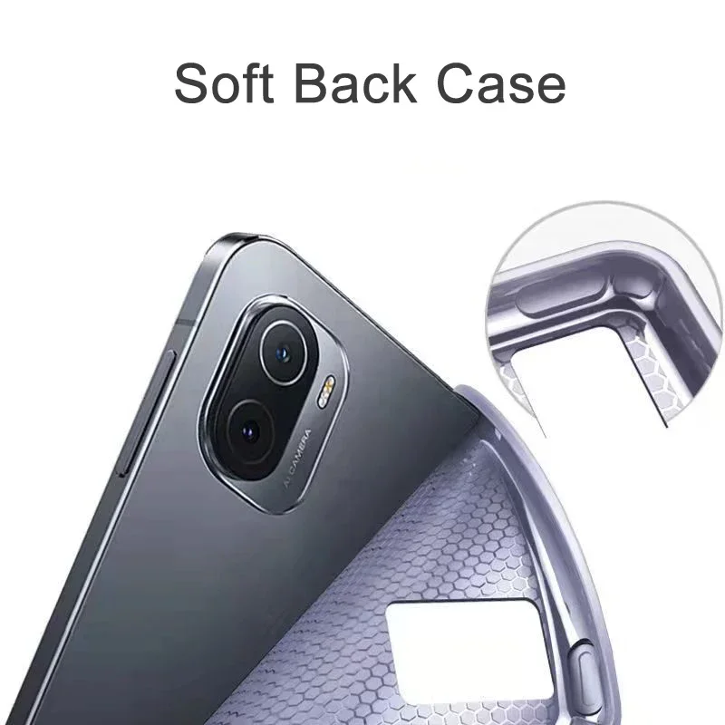 Фото Мягкий силиконовый чехол для планшета Xiaomi MI Pad Case 7 6 5 6S Pro 12,4 Redmi Pad SE 8,7 11 12,1 дюймов, чехол-подставка для планшета №5