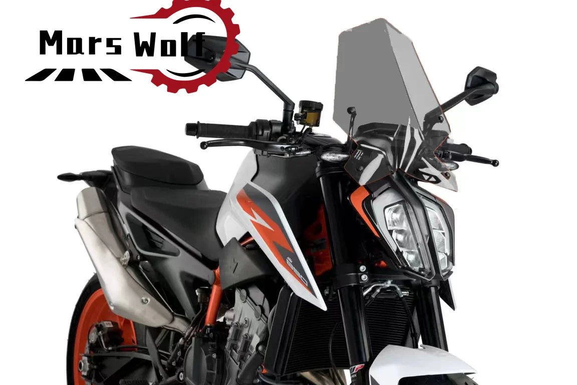 

Подходит для Duke 890 Duke 890L R DUKE-790 2020-2023, новый спортивный дефлектор лобового стекла, козырек для ветрового стекла, козырек DUKE890