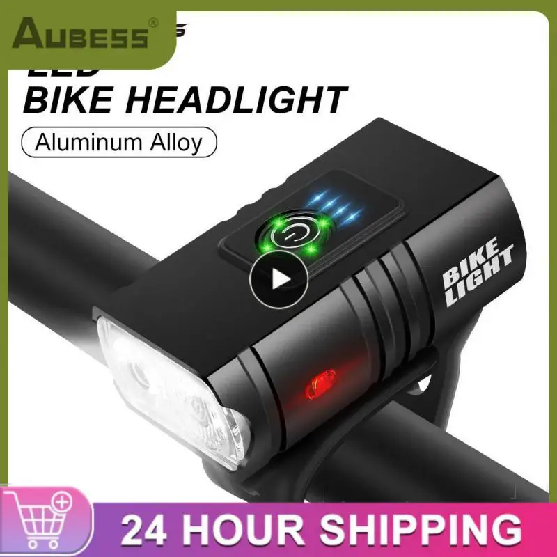 

Bike Bicycle Light USB LED Rechargeable Set Mountain Cycle Front Back Headlight Lamp Flashlight 6Modes Headlight Bike Accessorie