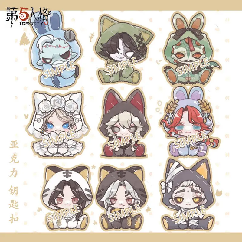 Identity V Мэри Анетт Ithaqua Подвеска Аниме Цепочка Акриловые Брелки Металлический