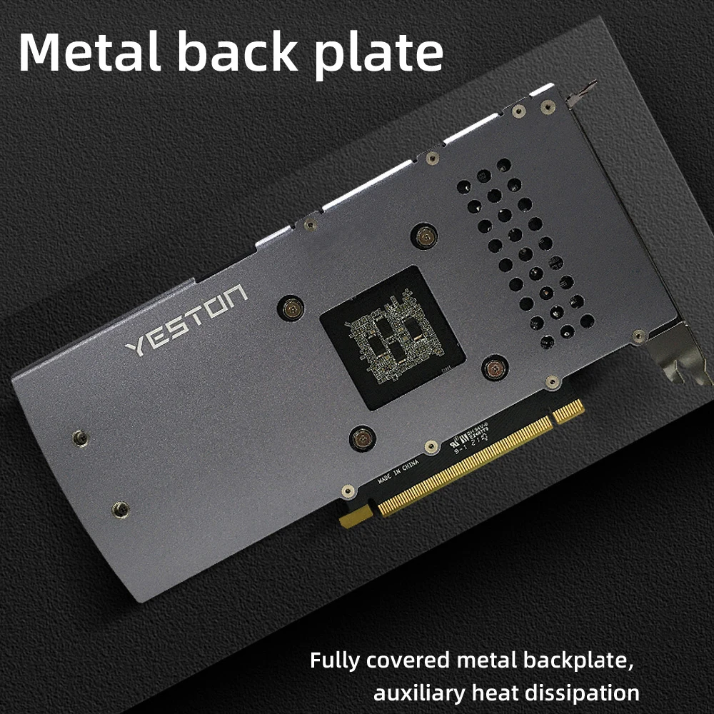 Игровая видеокарта Yeston RTX3050-8G D6 GA 8G/128 бит/память GDDR6 2 большой размер Охлаждающие