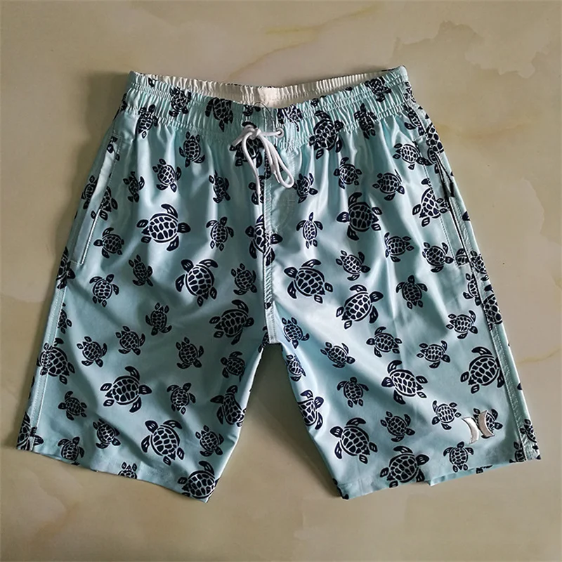 

Hurley Summer New Fashion Trend Mens Beach Shorts Bermuda Phantom Waterproof Quick Dry Swimwear Casual Print Diving Surfwear