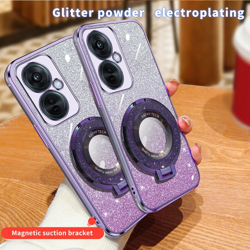 Роскошный мягкий блестящий чехол для Oneplus Nord CE3 противоударный силиконовый