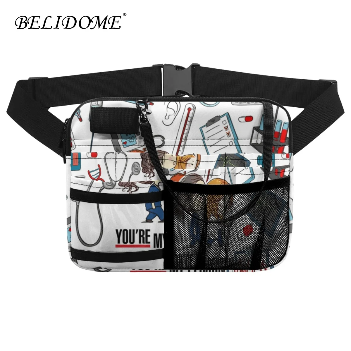

Cute Nurse Fanny Pack Adjustable Utility Waist Bag for Dropshipping Shoulder Belt Organizer Multi Pocket Fanny Pack Tool Holder