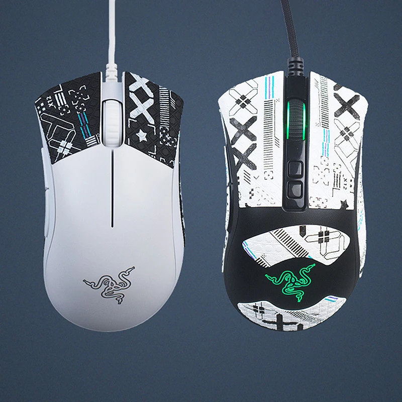 

Mouse Grip Tape Skate For DEATHADDER V2 PRO Gaming Wireless Mouse Handmade Sticker Non Slip Lizard Skin Suck Sweat