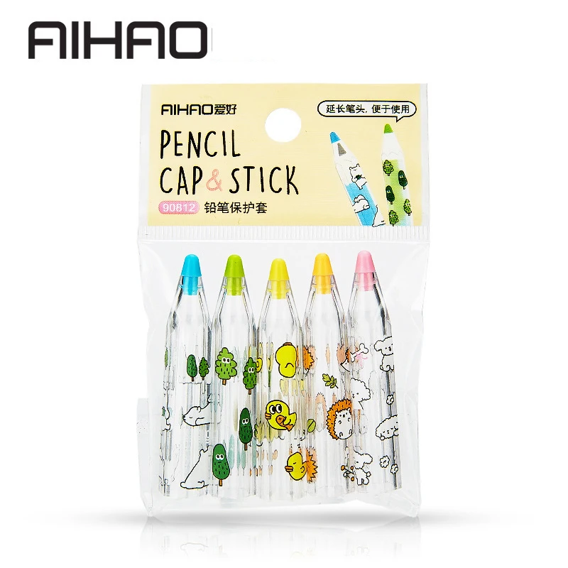 

5 шт., колпачки для карандашей WHALITZY