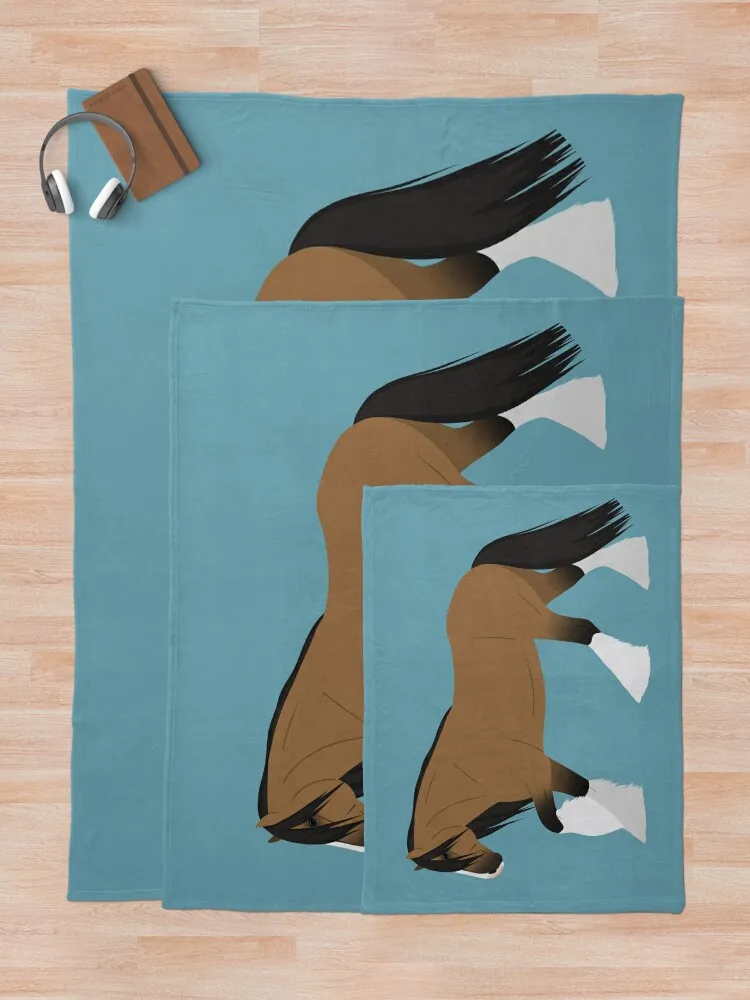 Цыганский лошадь/ирский початок (пряжья кожа) Пледы Одеяла для ребенка забавный