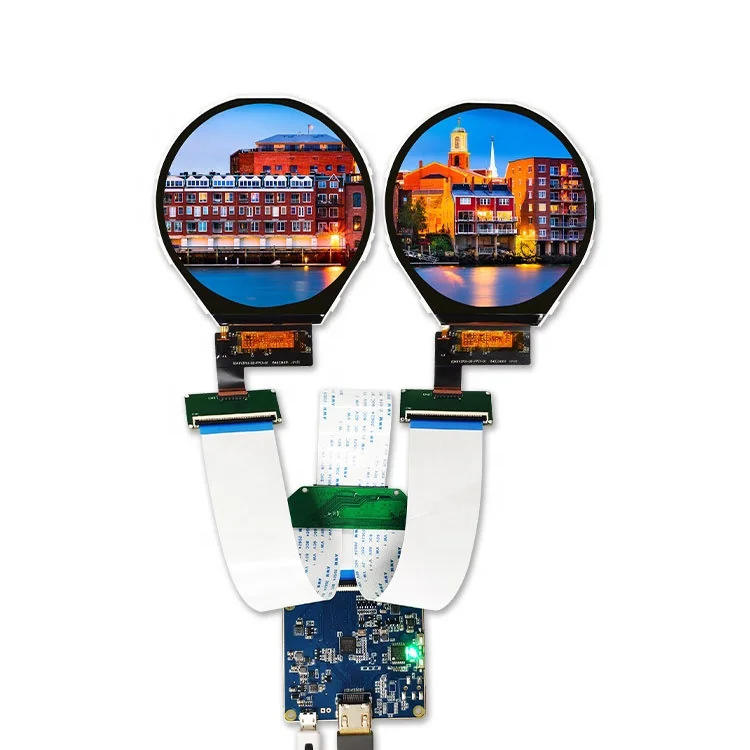 

3.4 Inch 800*800 Round Small Tft LCD With H-d-m-i To Mipi Controller Board Touch Available 39 Pin Circular Screen Display