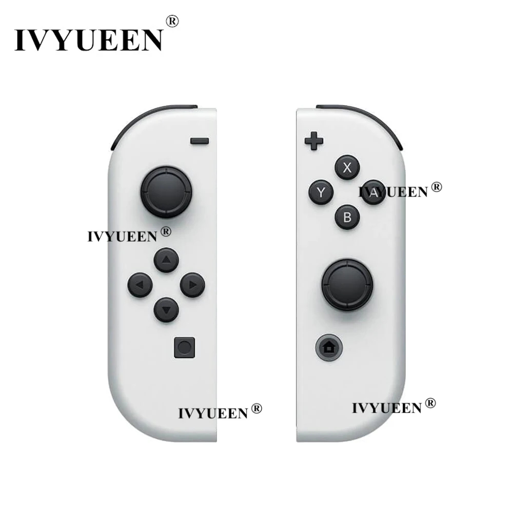 Чехол IVYUEEN для Nintendo Switch OLED JoyCon Joy Con белый сменный корпус контроллера с кнопкой SR SL -