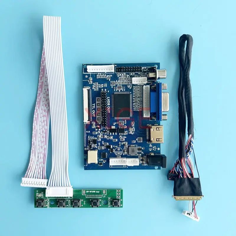 

Fit LTN156AT05 LTN156AT09 Driver Controller Board Compatible-HDMI 15.6" VGA 2AV LCD Matrix DIY Assembly Kit 1366*768 LVDS 40 Pin