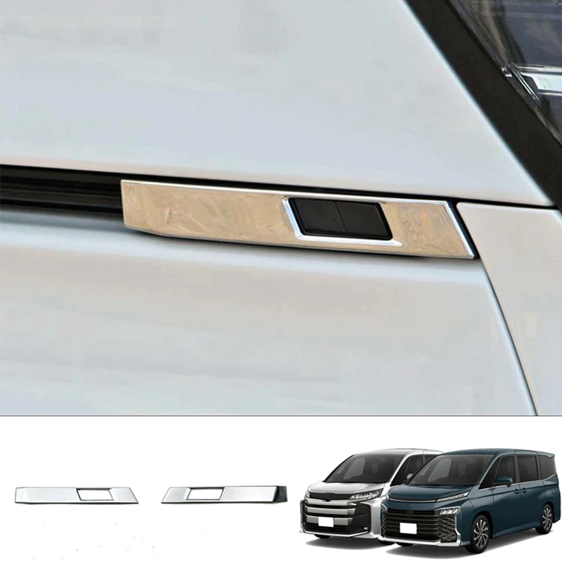 

Car Chrome Rear Trunk Starter Switch Button Tailgate Side Opening Switch Cover Trim For Toyota Noah Voxy 90 Series 2022