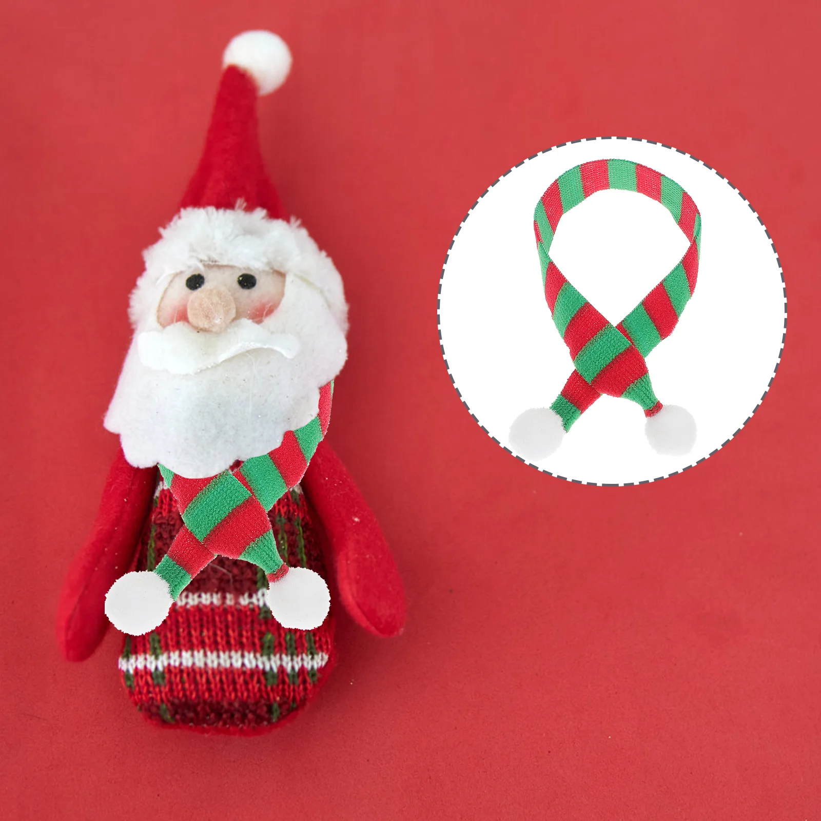 

Mini Christmas Scarf Stuffed Toy Delicate Scarves Supplies Birthday Party Plushies