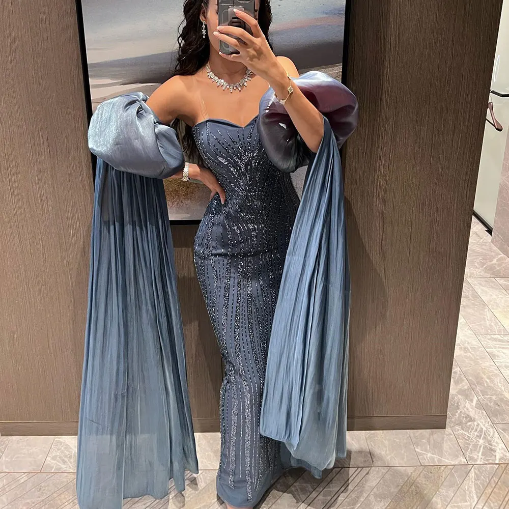 

Satin Sheath Saudi Arabian Party Dress Lace Sweetheart Draped Sleeveless Evening Dresses Dubai Women's Sexy Elegant Prom Gown