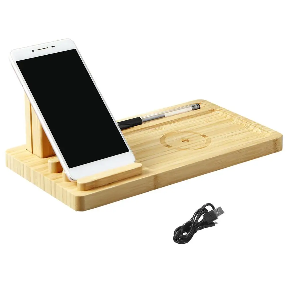 

Desktop Mobile Phone Holder 10w Wireless Charging Station Multi-functional Phone Watch Charging Stand