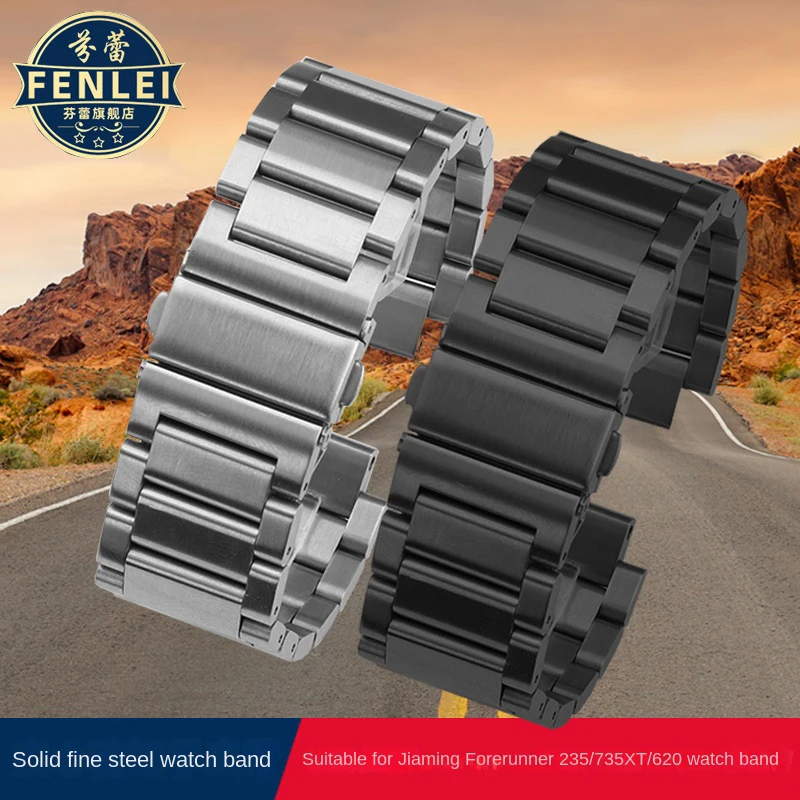 

Stainless Steel Watch Strap for Garmin Fenix 7 6X 6S 6 Pro 5X 5 5S 3HR Bracelet For Timex Tide T2N720 T2N721/739 Watch band 15MM