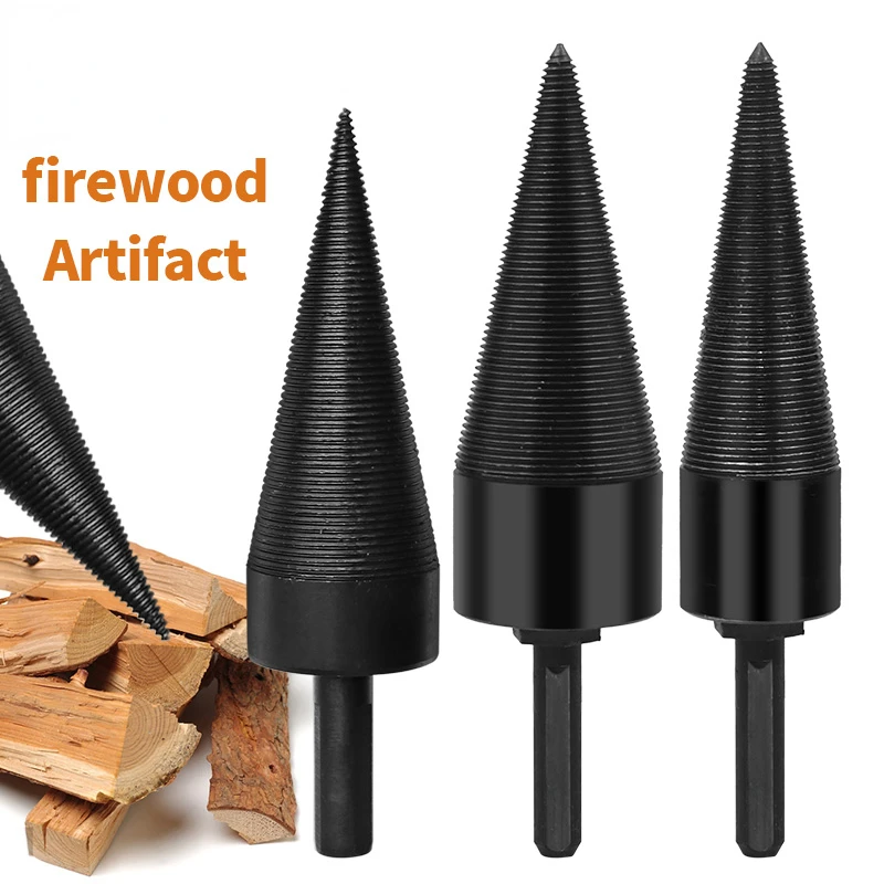 

Weichai broca cortar ferramenta de divisão madeira cone log splitters madeira máquina de quebra madeira disjuntor lenha chopper